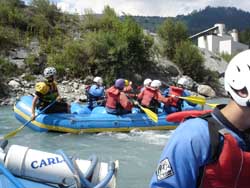 Atelier 2 beim River Rafting