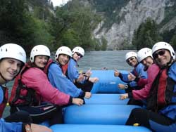 Atelier 2 beim River Rafting